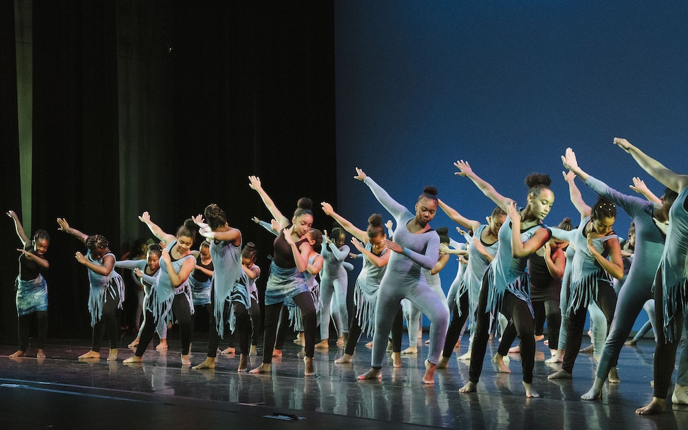 Dancers on stage